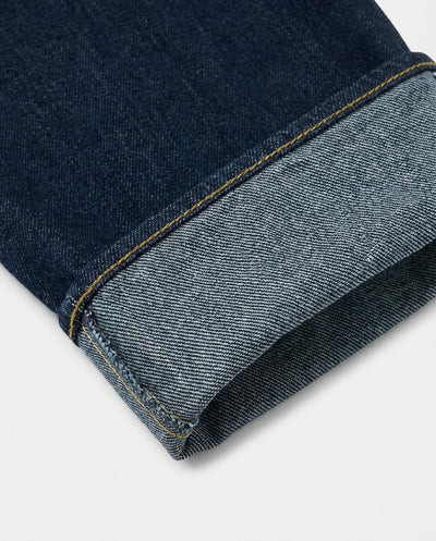 Jeans dad fit “Dustin” in tono deep blue