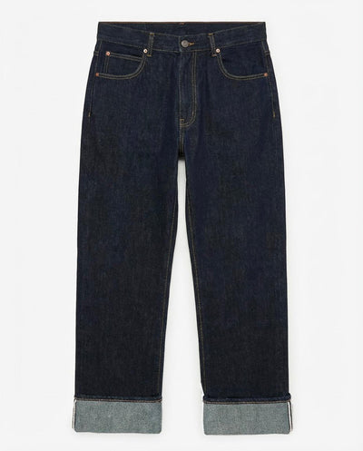 Jeans dad fit “Dustin” in tono deep blue