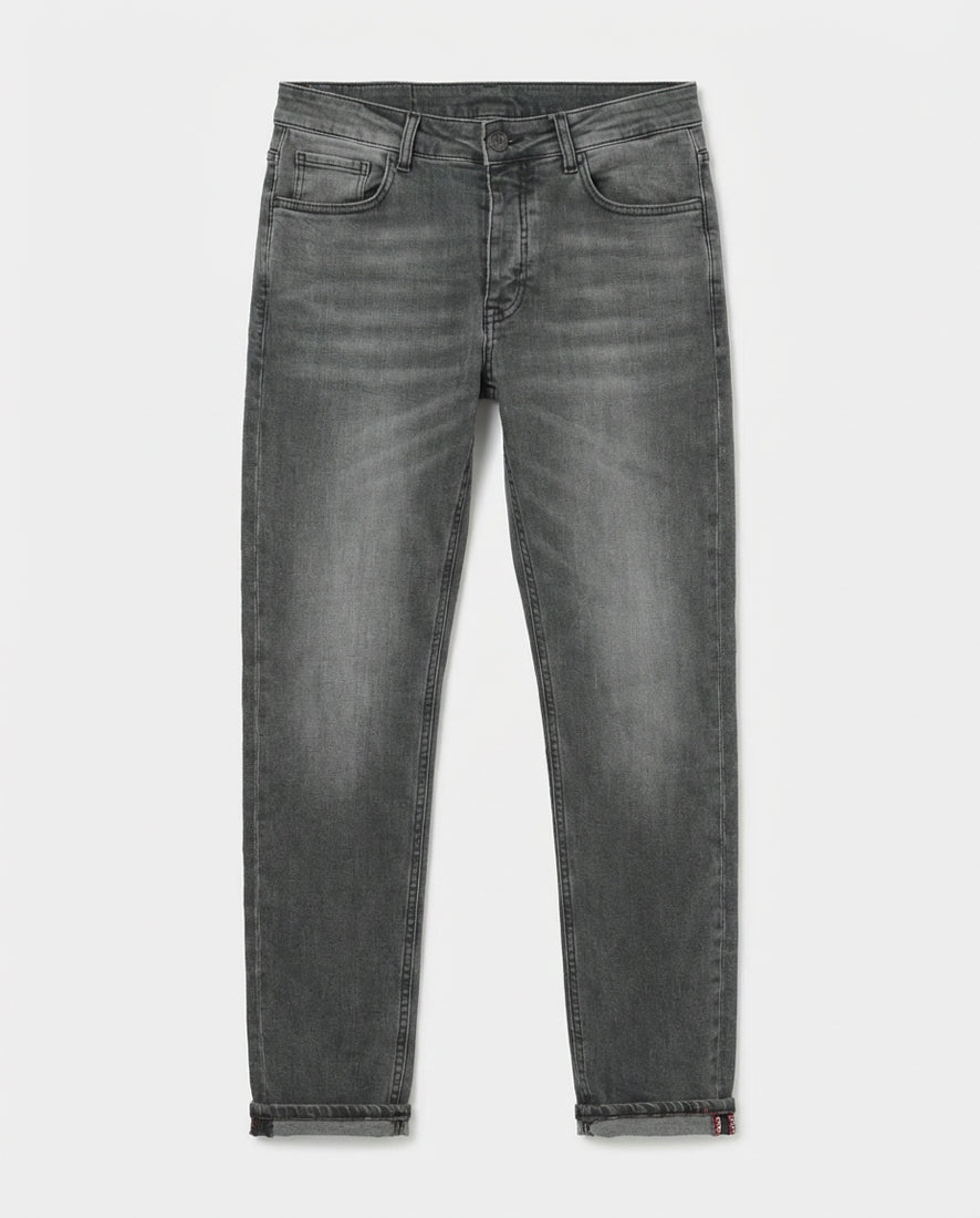 Jeans slim fit Sammy in tono light grey